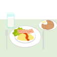 朝ご飯は食べない・・・