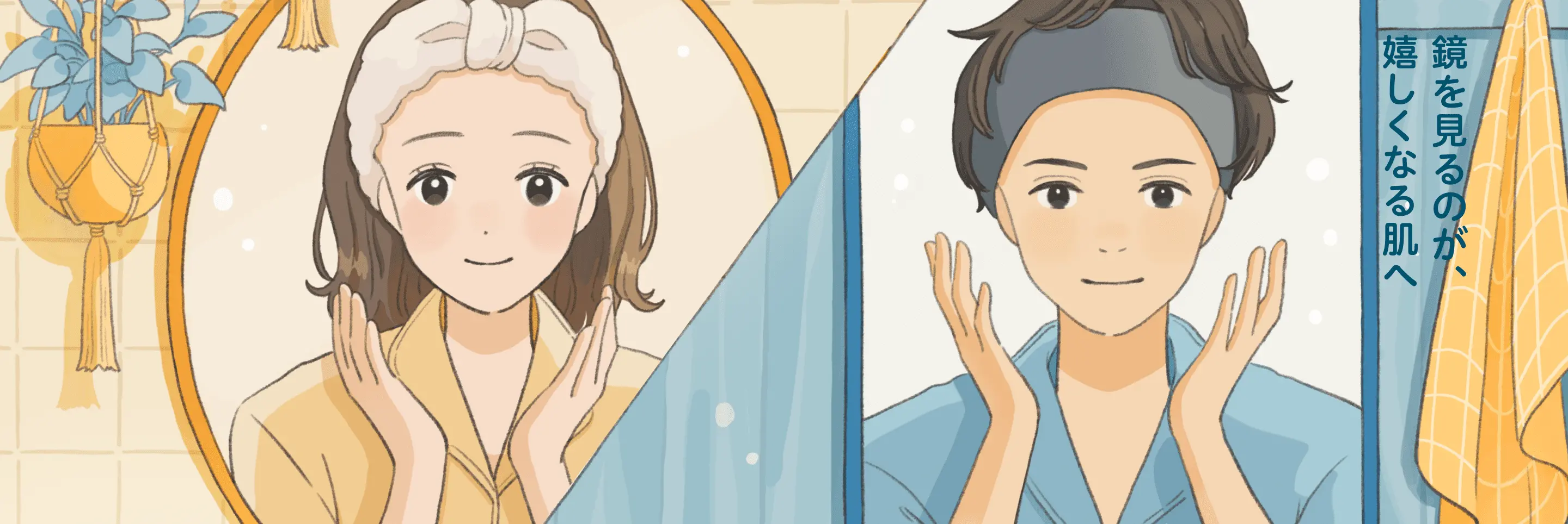 鏡を見るのが、嬉しくなる肌へ