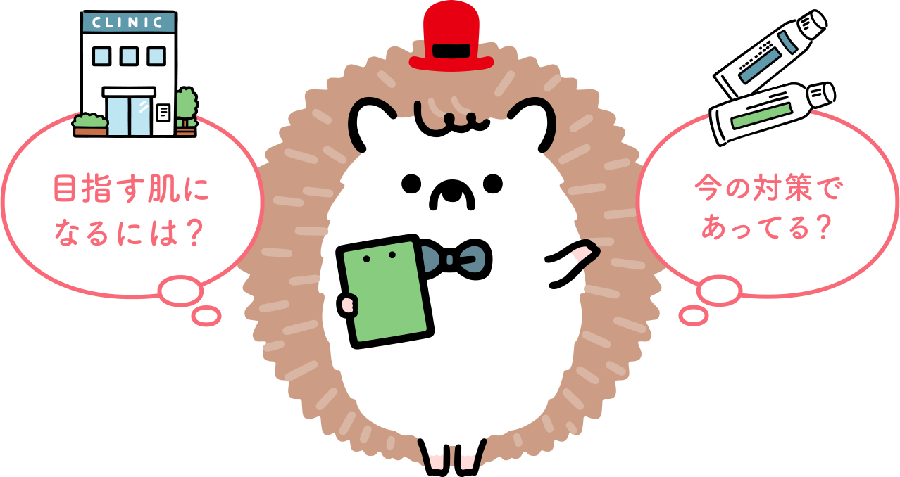 目指す肌になるには？今の対策であってる？
