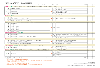 DESIGN-R 2008年改訂版 褥瘡経過評価用