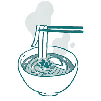 刺激の強い麺類