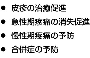 帯状疱疹の治療目標