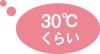 30℃くらい