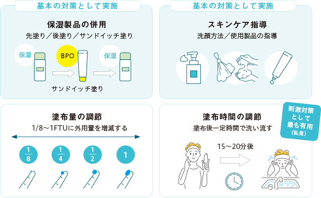 当院で行っている主な刺激対策