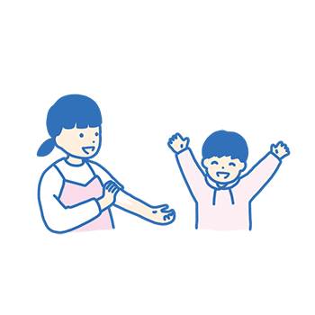 機嫌のよい子ども