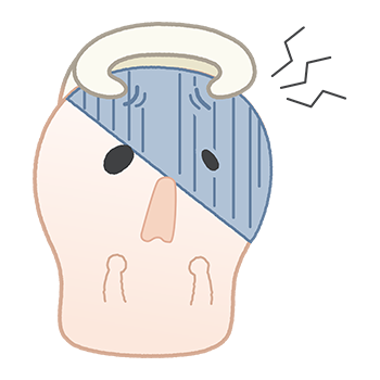 巻き爪ちゃん:ショックを受ける
