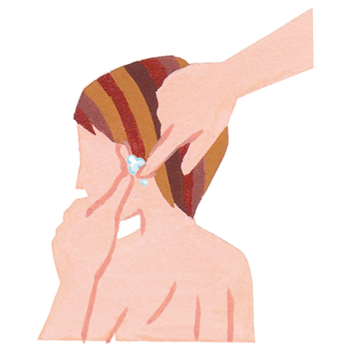お子さんの塗布した場所を確認