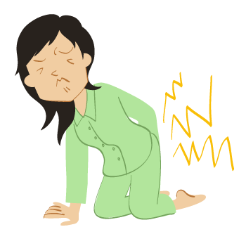 痔:お尻が痛い女性