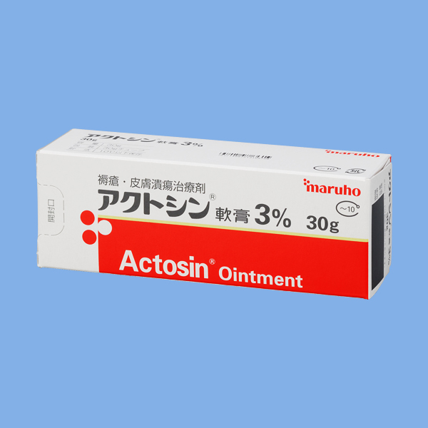 アクトシン軟膏3％ 包装箱 30g